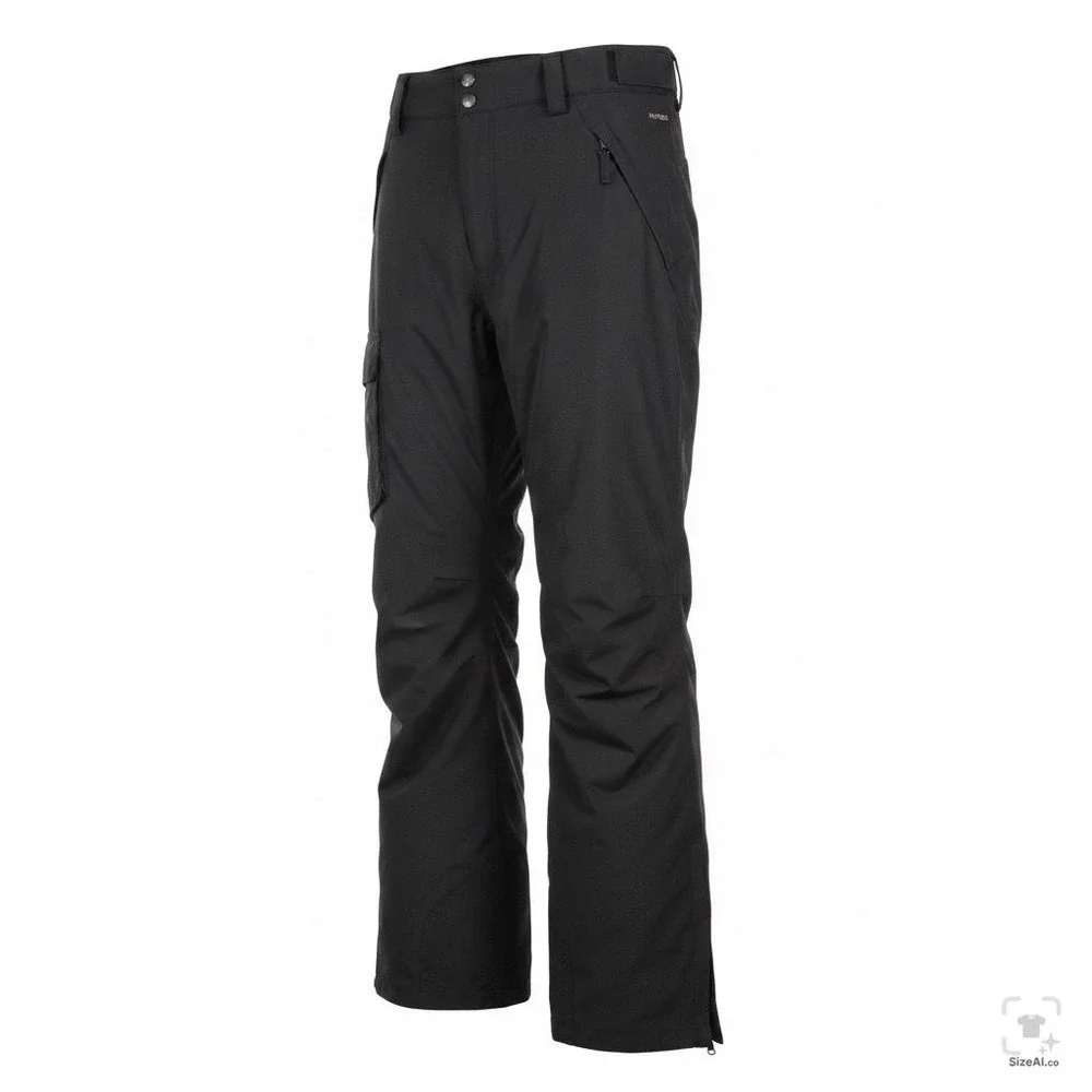 The North Face Pants Mens Large Short Black HyVent Waterproof Ski Insulated Snow